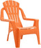 vidaXL - Kindertuinstoelen - 2 - st - hout-look - 37x34x44 - cm - polypropeen - oranje