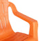 vidaXL - Kindertuinstoelen - 2 - st - hout-look - 37x34x44 - cm - polypropeen - oranje
