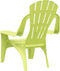 vidaXL - Kindertuinstoelen - 2 - st - hout-look - 37x34x44 - cm - polypropeen - groen