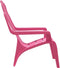 vidaXL - Kindertuinstoelen - 2 - st - hout-look - 37x34x44 - cm - polypropeen - roze