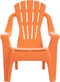 vidaXL - Kindertuinstoelen - 2 - st - hout-look - 37x34x44 - cm - polypropeen - oranje