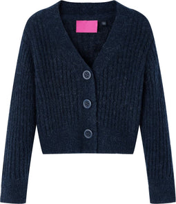 vidaXL-Kindervest-gebreid-104-marineblauw
