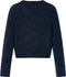 vidaXL-Kindervest-gebreid-116-marineblauw