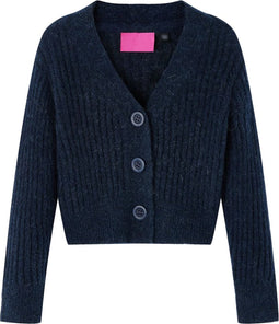 vidaXL-Kindervest-gebreid-128-marineblauw