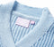 vidaXL - Kindervest - gebreid - 140 - blauw