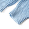 vidaXL - Kindervest - gebreid - 140 - blauw