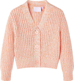vidaXL - Kindervest - gebreid - 140 - gemengd - roze