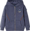 vidaXL-Kindervest-met-capuchon-en-rits-104-gemêleerd-donkerblauw