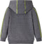 vidaXL-Kindervest-met-capuchon-en-rits-116-gemêleerd-grijs