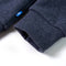vidaXL-Kindervest-met-capuchon-en-rits-140-gemêleerd-donkerblauw