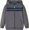 vidaXL-Kindervest-met-capuchon-en-rits-140-gemêleerd-grijs