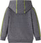 vidaXL-Kindervest-met-capuchon-en-rits-92-gemêleerd-grijs