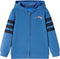 vidaXL-Kindervest-met-capuchon-en-rits-skateboardprint-104-blauw