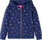 vidaXL-Kindervest-met-capuchon-stippenprint-104-marineblauw