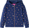vidaXL-Kindervest-met-capuchon-stippenprint-116-marineblauw