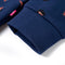 vidaXL-Kindervest-met-capuchon-stippenprint-128-marineblauw