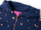 vidaXL-Kindervest-met-capuchon-stippenprint-92-marineblauw