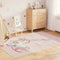 vidaXL - Kindervloerkleed - eenhoorn - wasbaar - antislip - 160x230 - cm - groen