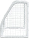 vidaXL - Kindervoetbaldoelen - 2 - st - met - bal - 64x35x48 - cm - metaal - wit
