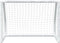 vidaXL - Kindervoetbaldoelen - 2 - st - met - bal - 64x35x48 - cm - metaal - wit