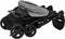 vidaXL - Kinderwagen - 2-in-1 - staal - lichtgrijs - en - zwart