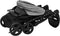 vidaXL - Kinderwagen - 3-in-1 - staal - lichtgrijs - en - zwart