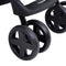 vidaXL - Kinderwagen - 3-in-1 - staal - lichtgrijs - en - zwart