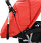 vidaXL - Kinderwagen - dubbel - staal - rood - en - zwart