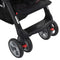 vidaXL - Kinderwagen - dubbel - staal - roze - en - zwart