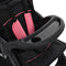 vidaXL - Kinderwagen - dubbel - staal - roze - en - zwart