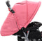 vidaXL - Kinderwagen - dubbel - staal - roze - en - zwart