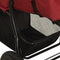 vidaXL - Kinderwagen - staal - rood