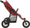 vidaXL - Kinderwagen - staal - rood