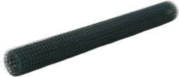 vidaXL Kippengaas 10x1.5 m staal met PVC coating groen