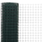vidaXL - Kippengaas - 25x0,5 - m - staal - met - PVC - coating - groen