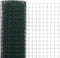 vidaXL Kippengaas 25x0.5 m staal met PVC coating groen