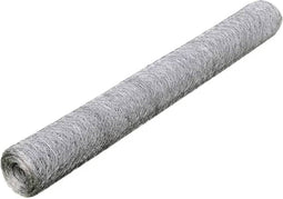 vidaXL Kippengaas 25x0.75 m gegalvaniseerd staal zilverkleurig