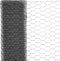 vidaXL Kippengaas 25x1.5 m staal met PVC coating grijs