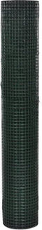 vidaXL Kippengaas 25x1 m gegalvaniseerd staal met PVC-coating groen
