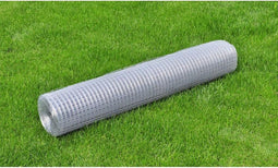 vidaXL - Kippengaas - 25x1 - m - gegalvaniseerd - staal - zilverkleurig