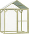 vidaXL - Kippenhok - 1,5x1,5x2 - m - staal