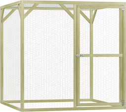 vidaXL - Kippenhok - 1,5x1,5x2 - m - staal