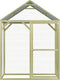 vidaXL - Kippenhok - 1,5x1,5x2 - m - staal
