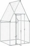 vidaXL - Kippenhok - 100x100x190 - cm - gegalvaniseerd - staal - zilverkleurig
