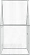 vidaXL - Kippenhok - 100x100x190 - cm - gegalvaniseerd - staal - zilverkleurig