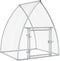 vidaXL - Kippenhok - 100x105x120 - cm - gegalvaniseerd - staal - zilverkleurig