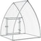 vidaXL - Kippenhok - 100x105x120 - cm - gegalvaniseerd - staal - zilverkleurig