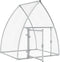 vidaXL - Kippenhok - 100x105x120 - cm - gegalvaniseerd - staal - zilverkleurig