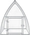vidaXL - Kippenhok - 100x105x120 - cm - gegalvaniseerd - staal - zilverkleurig