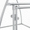 vidaXL - Kippenhok - 100x105x120 - cm - gegalvaniseerd - staal - zilverkleurig